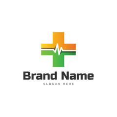 Obraz premium Health care logo creative concept