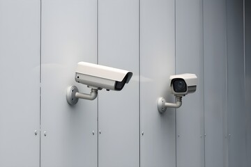 CCTV Modern Surveiilance Camera Securing the zone, AI Generated