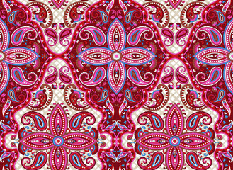 Textile and digital seamless pattern design 