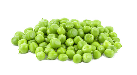 Green peas isolated on transparent png