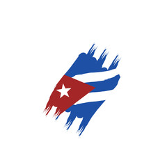 cuba flag icon, illustration of national flag design with elegance concept