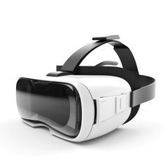 VR glasses isolated on white background