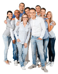 Fototapeta premium Portrait of Smiling Business People