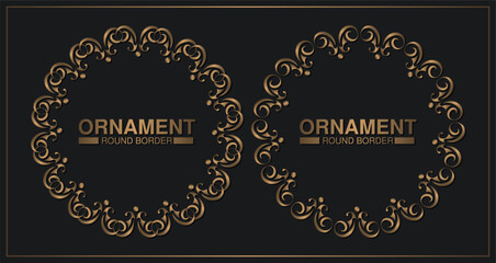luxury ornament pattern circle design