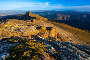 The Rocks of San Francisco in a sunny morning. Sierra Nevada mountain range, Spain.
