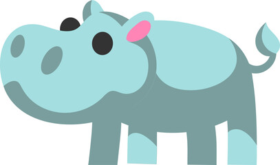 Cute Animal Hippopotamus