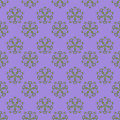 Seamless vector pattern with abstract ornamental elements. Graphic background for surface design.