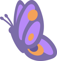Cute Purple Butterfly