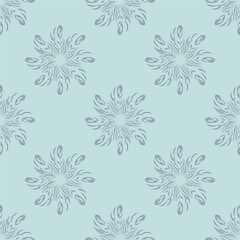 Seamless vector pattern with abstract ornamental elements. Graphic background for surface design.