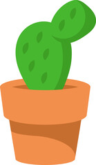 Cute Cactus with Pottery Pot