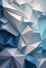 Fototapeta premium Paper origami background. AI generated
