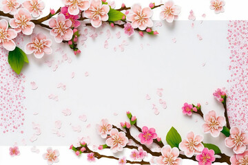 Obraz na płótnie Canvas cherry blossom background