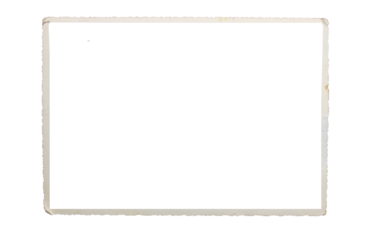 old photo frame texture png isolated picture postcard border