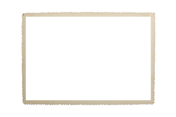 old photo frame texture png isolated picture postcard border