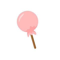 pink lollypop illustration