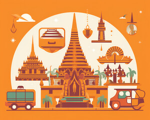 Naklejka premium Infographic vector use for work content marketing and other