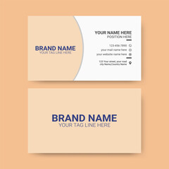 Minimalist Business Card Design 