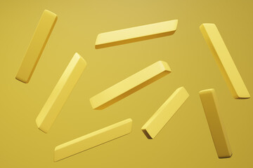 illustration of an background, French fries