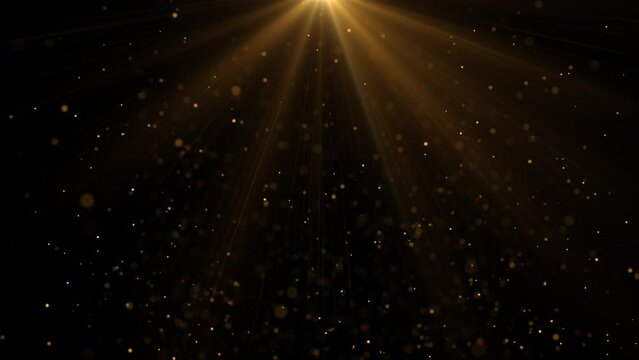 snow falling on golden background
