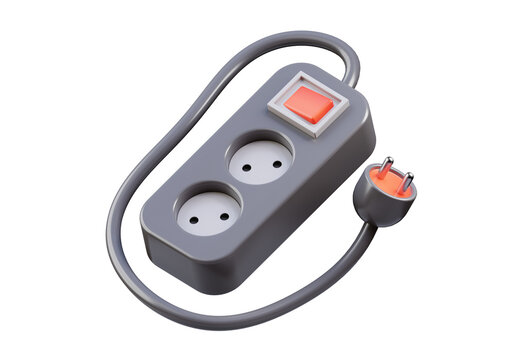 3d rendering of socket illustration, suitable for your projects related to power and electricity
