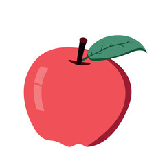 red apple