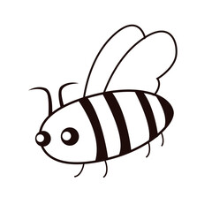 bee doodle art