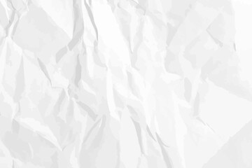 White сlean crumpled paper