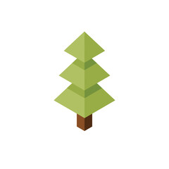Fototapeta premium Tree Isometric