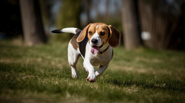 A day in the park with my Beagle