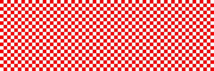 赤と白の市松模様