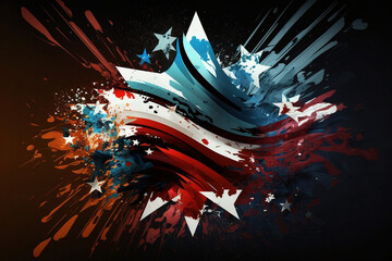 fourth of july abstract background
