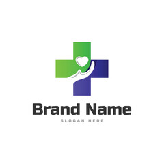 Modern and creative medical logo design