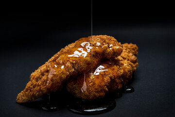 Fired Chicken Tenders with Honey