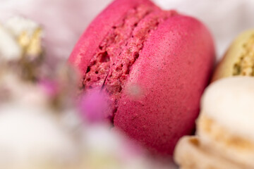 Macaroons confectionery with the use of eggs and sugar