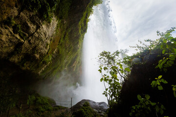 Misol Ha waterfall in Chiapas Mexico