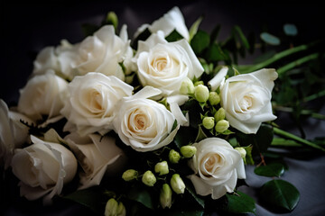 Fototapeta na wymiar Roses Bouquet