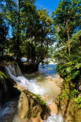 Agua Azul park in Palenque Mexico