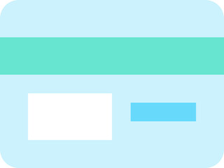 credit card flat icon