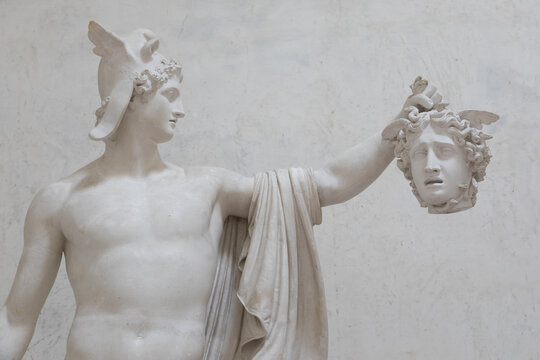 Perseus statue with Medusa, named Perseo Trionfante, by Antonio Canova, 1801