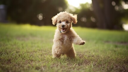 Playful Poodle Pup