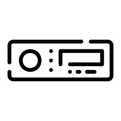 radio line icon