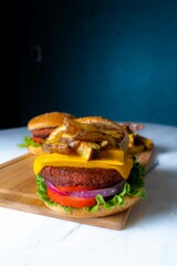 HAMBURGUESA VEGANA 