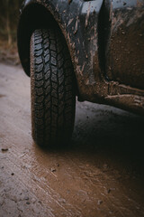 Close to the off-road tire. Protector for various surfaces, universal. Mud, stones, country road....
