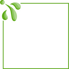 splash corner square vector