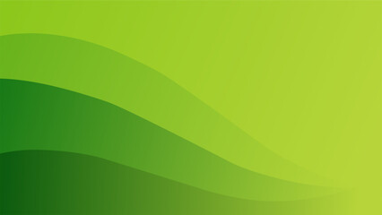 Obraz premium Simple abstract background. Shiny gradient green background. Vector illustration of abstract background for wallpaper, layout banner, display or design graphic