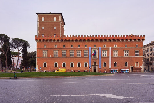 Palazzo Venezia in Rome , Italy