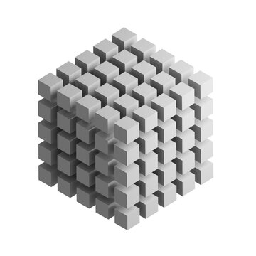 3d cube icon design. Business presentation infographic graph .