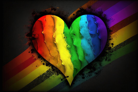 Heart Of Diversity. LGBTQ Wallpaper