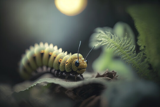 Curious Crawler. Caterpillar