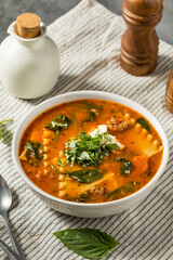 Italian Homemade Lasagna Soup